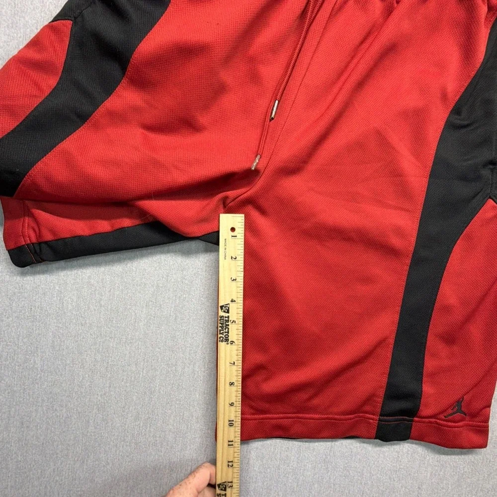 Nike Air Jordan‎ Jumpman Baggy Basketball Shorts Mens Medium Red Black